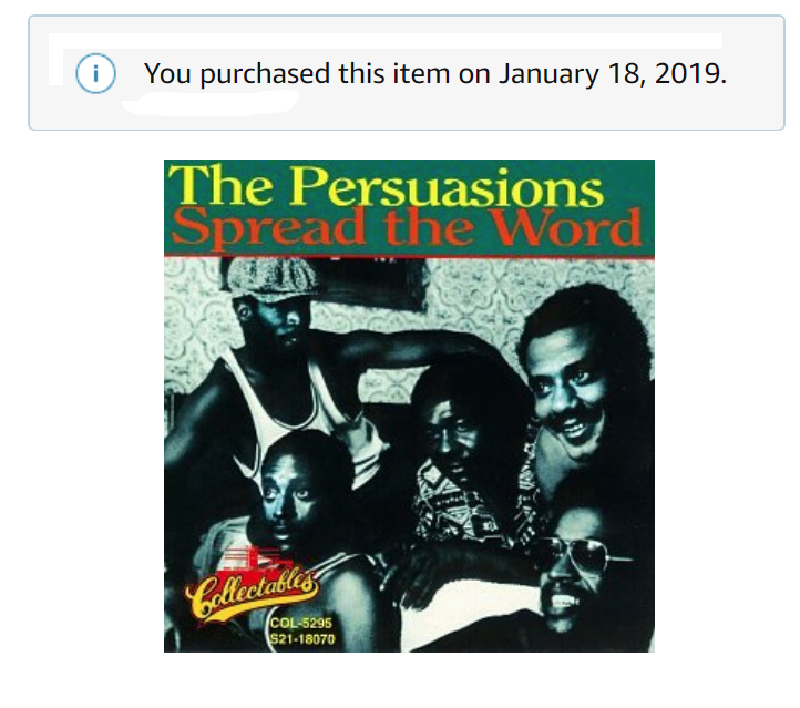 The Persuasions Spread the Word