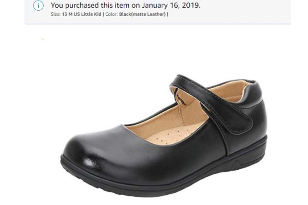 WUIWUIYU Girls Mary Jane Shoes