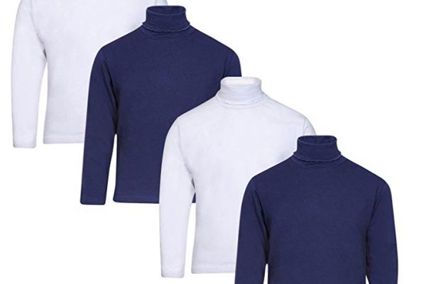 dELiAs Girl's Solid Long Sleeve Turtlenecks Thumb